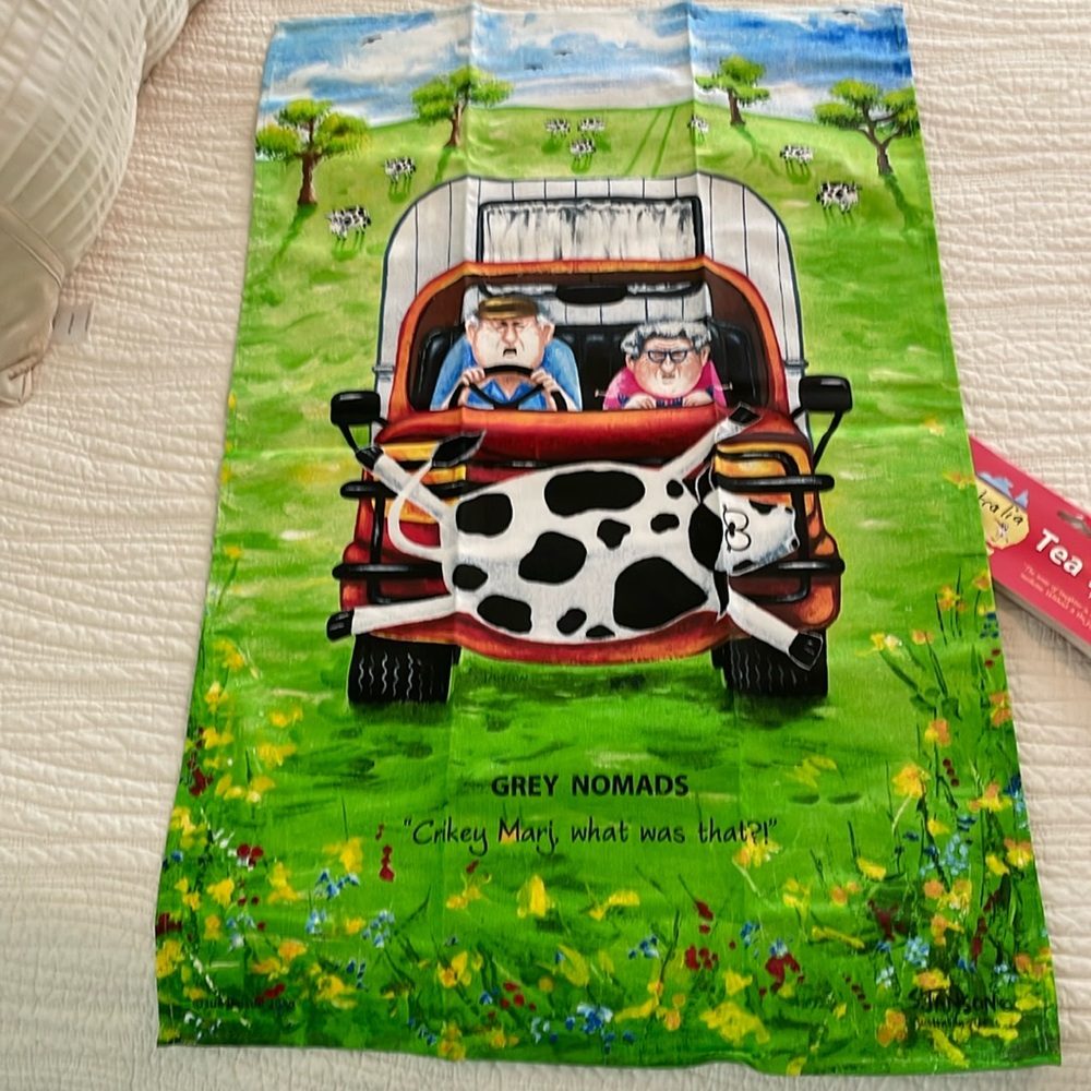 Funny Australian Tea Towel